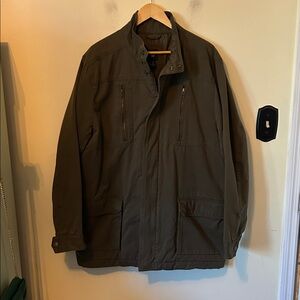 GAP Olive Barn Jacket with Zip Chest Pockets Size XL